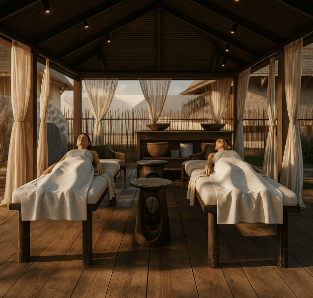 Wellness treatment space at Envi Lodges Paje