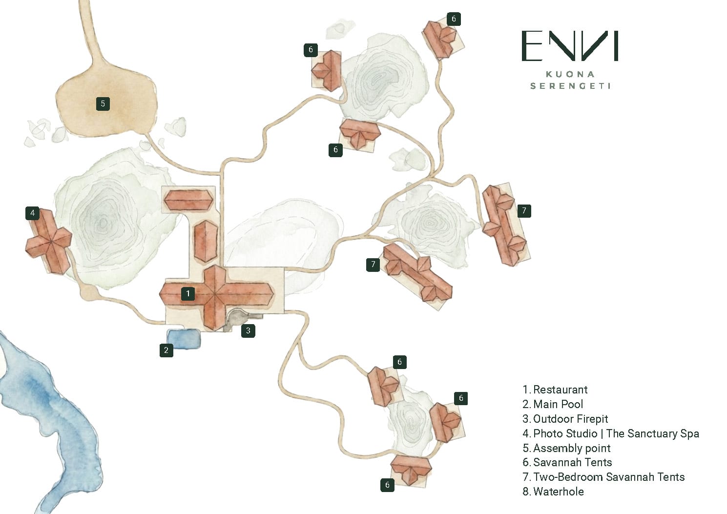 Property Map Kuona Serengeti